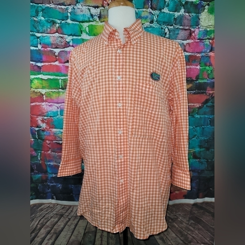 𝅺faconnable Club Button Down Long Sleeve UF Gators Size 3XL